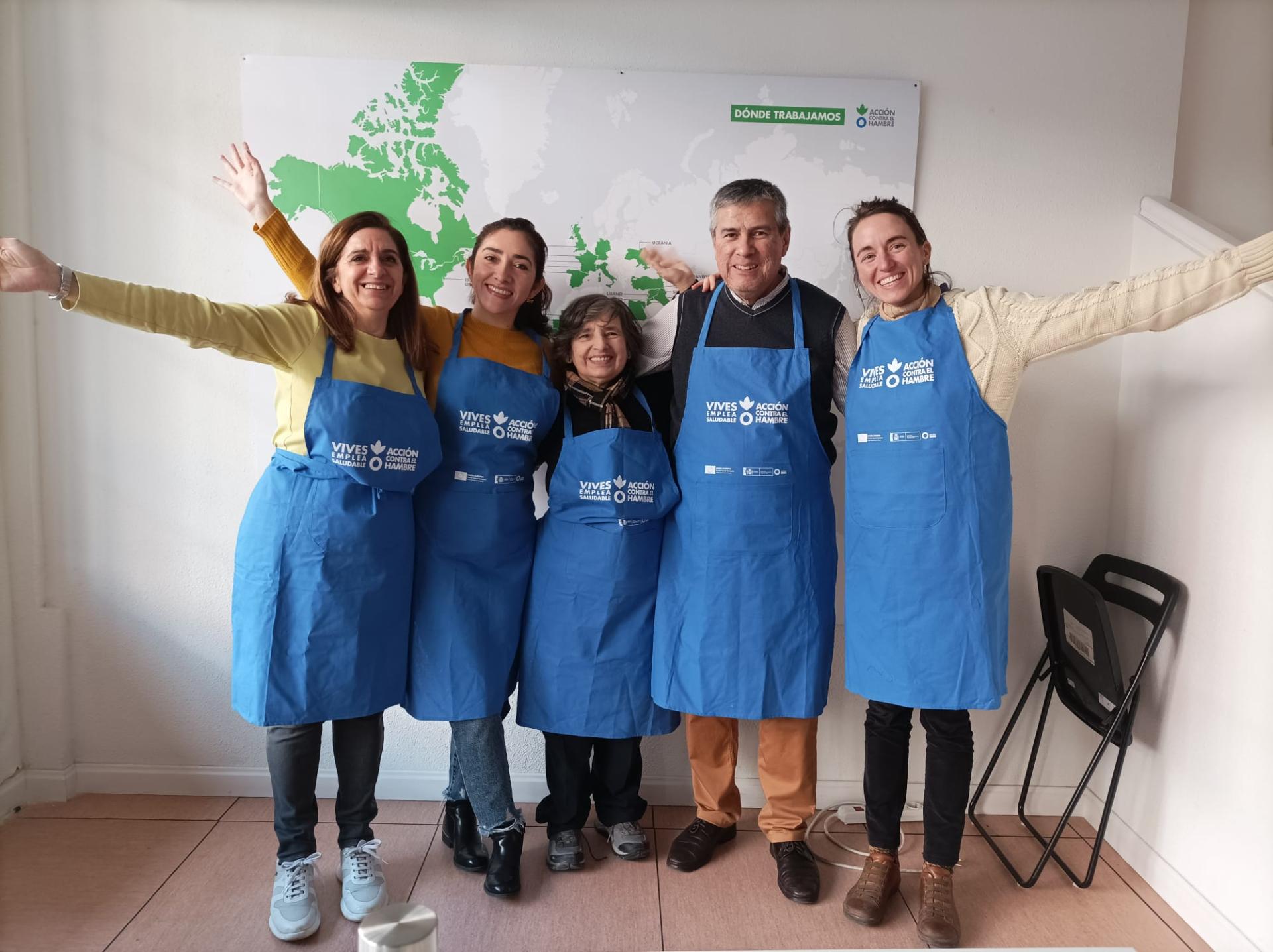 Participantes en el programa Vives Emplea Saludable - Acción contra el Hambre