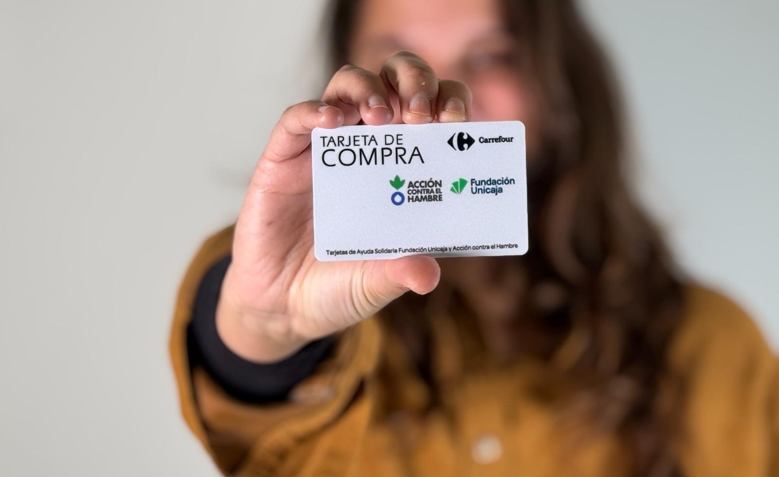 Tarjeta Ayuda Solidaria Fundación Unicaja - Andalucía - Seguridad Alimentaria - Accion contra el Hambre