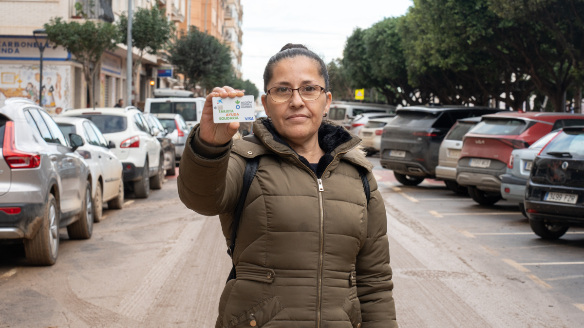 España DANA Valencia - 2024 - 5 años Tarjetas Ayuda Solidaria Acción contra el Hambre